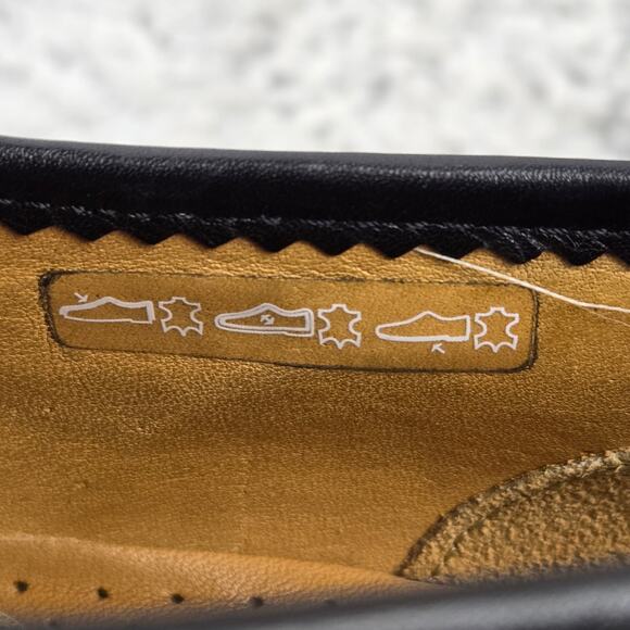 Mephisto Mens 8.5 Black Leather Casual Comfort Slip On Daily Loafer Portugal - Picture 14 of 15